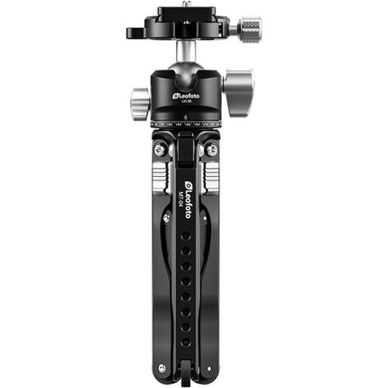 Leofoto Spider MT-04 trípode mini de aluminio con cabeza esférica LH-30 capacidad 11 lb altura 4.7 a 14.6"