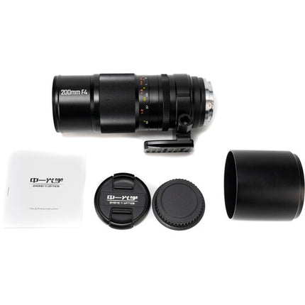Mitakon Zhongyi 200mm f4 Macro para Hasselblad X f4 a f32 manual