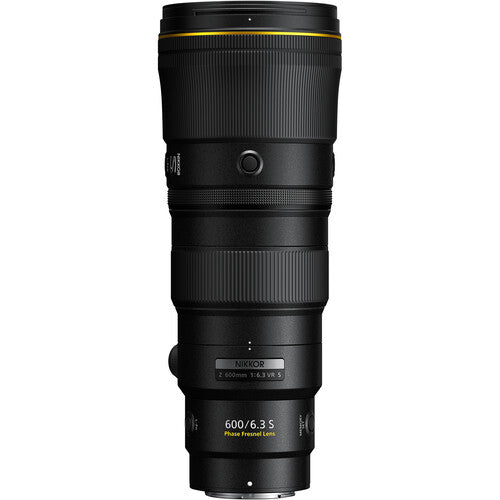 Nikon NIKKOR Z 600mm f/6.3 VR S Objetivo Super Telefoto con Estabilizador 5.5 pasos