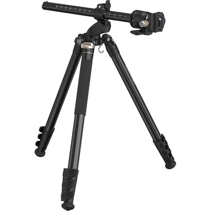 SmallRig CT200 Trípode de Aluminio con Columna Lateral Capacidad 10 kg Altura 26 a 185 cm y Cabeza Esférica con Placa de Liberación rápida