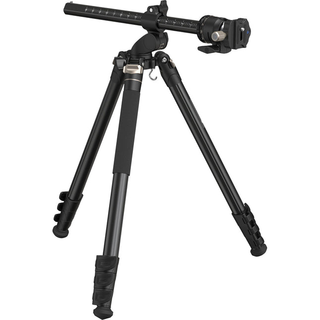 SmallRig CT200 Trípode de Aluminio con Columna Lateral Capacidad 10 kg Altura 26 a 185 cm y Cabeza Esférica con Placa de Liberación rápida