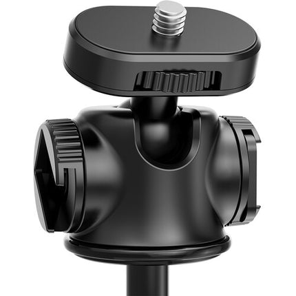 KraftGeek Trípode para Vlogging 42 Pulgadas Altura Ajustable Bluetooth Negro Rojo