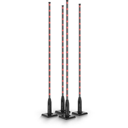 CHAUVET DJ Freedom Stick X4 Kit LED RGB con Batería 20 H y Estuches