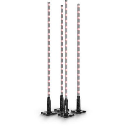CHAUVET DJ Freedom Stick X4 Kit LED RGB con Batería 20 H y Estuches