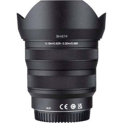 Tokina 11-18mm f/2.8 ATX-M Objetivo Sony E Ultrapanorámico APS-C