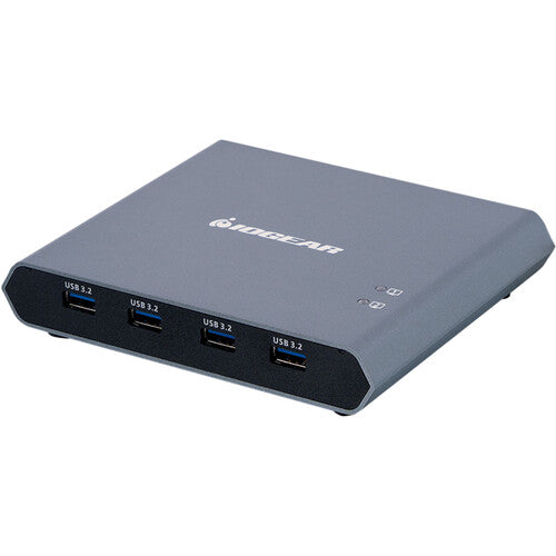 IOGEAR Access Pro+ KVM Switch de escritorio USB-C 2 Puertos 4K 60Hz 100W