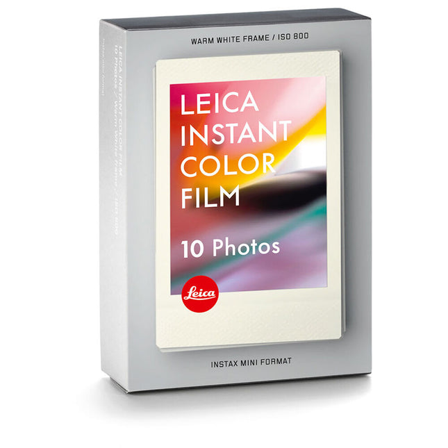Leica SOFORT Mini Pack de película para cámara 10 exposiciones ISO 800 blanco cálido