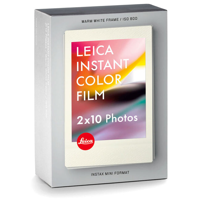Leica SOFORT Mini Duo película para cámara 20 exposiciones ISO 800 blanco cálido
