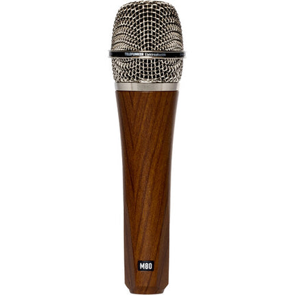 Telefunken M80 Micrófono Dinámico Supercardioide 50 Hz-18 kHz con Estuche de Cuero