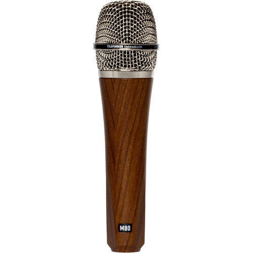 Telefunken M80 Micrófono Dinámico Supercardioide 50 Hz-18 kHz con Estuche de Cuero