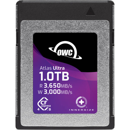 OWC 1TB Atlas Ultra Tarjeta de Memoria CFexpress 4.0 Tipo B 3650 MBs Leer 3000 MBs Escribir