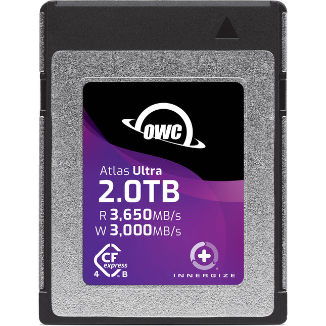 OWC 2TB Atlas Ultra CFexpress 4.0 Tarjeta de Memoria 3650 MB/s Lectura 3000 MB/s Escritura