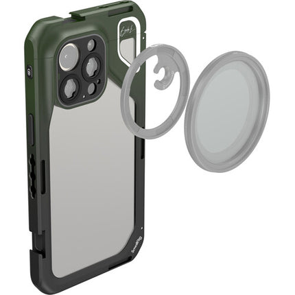 SmallRig x Brandon Li Jaula para Vídeo Móvil iPhone 15 Pro Max 1 4" 20 Roscas M-Mount