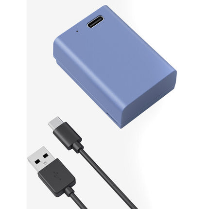SmallRig NP-EL25 Batería USB-C 1250mAh para Cámaras Nikon Z30 Z50 Zfc Azul