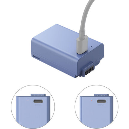 SmallRig NP-EL25 Batería USB-C 1250mAh para Cámaras Nikon Z30 Z50 Zfc Azul