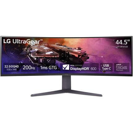 LG UltraGear Monitor Curvo Ultrapanorámico Gaming 44.5" DQHD 200 Hz 1 ms