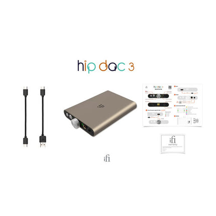 iFi audio hip-dac 3 DAC portátil USB Amplificador de auriculares 384kHz 12 horas batería