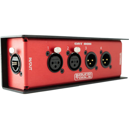 SoundTools CAT Box MFX Caja de Escenario Analógica 4 Canales XLR