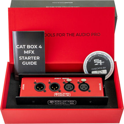 SoundTools CAT Box MFX Caja de Escenario Analógica 4 Canales XLR