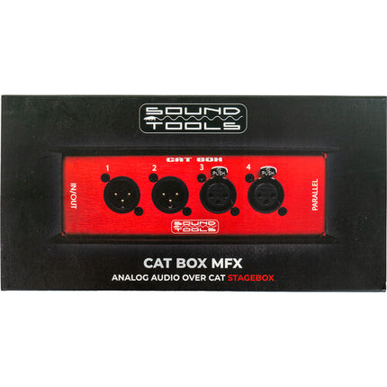SoundTools CAT Box MFX Caja de Escenario Analógica 4 Canales XLR