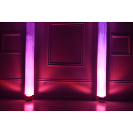 Eliminator Lighting Mega Go Par 64E luz LED RGB UV batería 4.5 horas 30° ángulo
