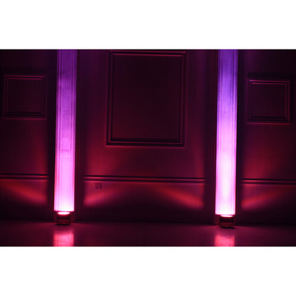 Eliminator Lighting Mega Go Par 64E luz LED RGB UV batería 4.5 horas 30° ángulo