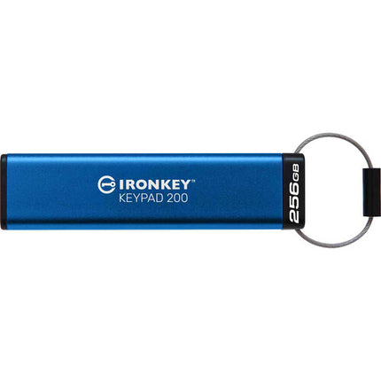 Kingston 16GB IronKey Keypad 200 USB-C 3.2 Gen 1 Unidad Flash 145MBs lectura 115MBs escritura