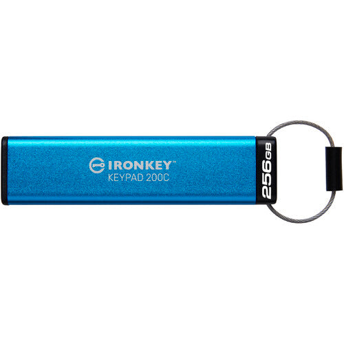 Kingston IronKey Keypad 200 USB-C 3.2 Gen 1 Unidad Flash 256GB 280MBs lectura 200MBs escritura