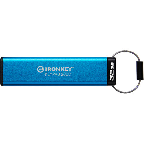 Kingston IronKey Keypad 200 USB-C 3.2 Gen 1 Memoria USB 32GB 145MBs Lectura 115MBs Escritura