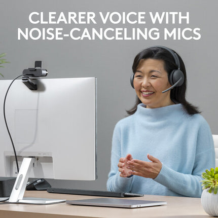 Logitech Zone 950 Auriculares Inalámbricos On-Ear Bluetooth 5.2 15 Horas Talk Time