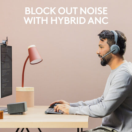 Logitech Zone 950 Auriculares Inalámbricos On-Ear Bluetooth 5.2 15 Horas Talk Time