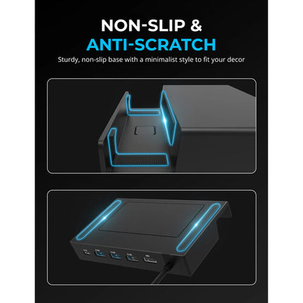 Sabrent USB-C Docking Station 6 Puertos con M.2 SSD 5 Gb/s