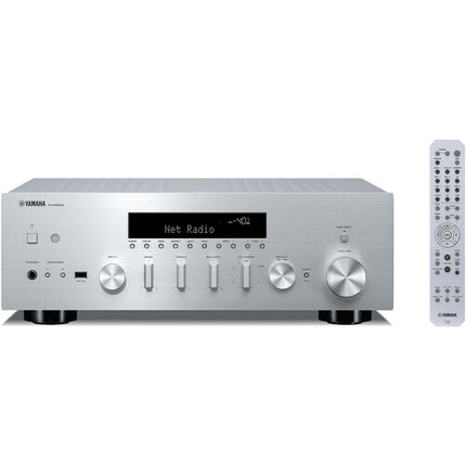 Yamaha R-N600A Receptor de Audio y Video 2.1 Canal 80W WiFi Bluetooth Plata