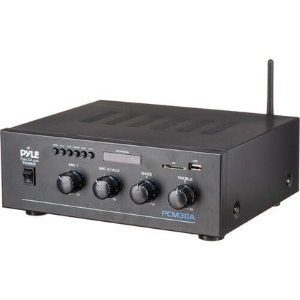 Pyle Home PCM30A Amplificador de Potencia 60W con Bluetooth 25V 70V