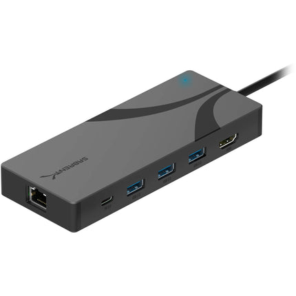 Sabrent USB-C Hub con 6 Puertos y Ranura M.2 SSD 4K 60Hz y 90W PD
