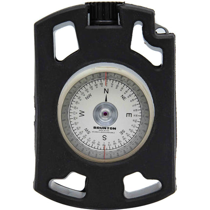 Brunton Omni-Sight Brújula 10x óptica con funda cuero hemisferio norte