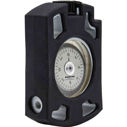 Brunton Omni-Sight Brújula 10x óptica con funda cuero hemisferio norte