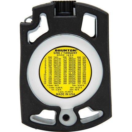 Brunton Omni-Sight Brújula 10x óptica con funda cuero hemisferio norte