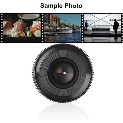 Meike 50mm T2.1 FF-Prime lentes cine con 23.6" enfoque mínimo y 330° rotación L Mount