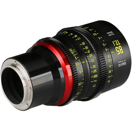 Meike 85mm T2.1 lente cine prime montura E distancia 33.5 cm diámetro 90 mm