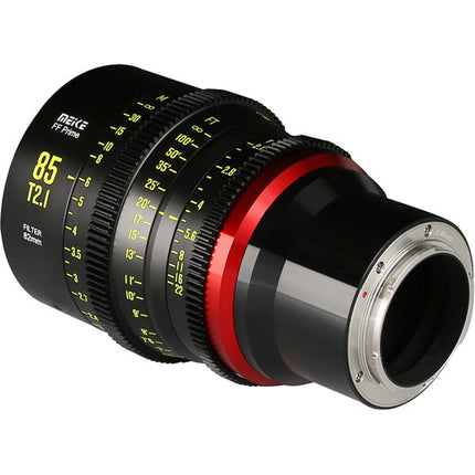 Meike 85mm T2.1 lente cine prime montura E distancia 33.5 cm diámetro 90 mm