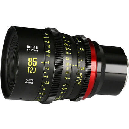 Meike 85mm T2.1 Objetivo Cine FF L Mount Distancia Mínima 33.5"