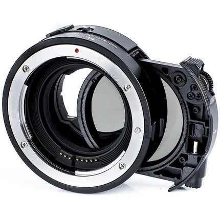 Meike Adaptador de Filtro para Lentes EF EF-S a Sony E Montura con ND Variable y UV