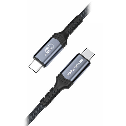 Tera Grand Cable USB4 Gen 2x2 USB-C 6' 20 Gb/s 240W 5K 60Hz