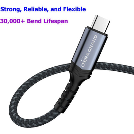Tera Grand Cable USB4 Gen 2x2 USB-C 6' 20 Gb/s 240W 5K 60Hz