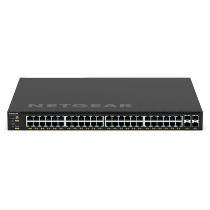 Netgear M4350-48G4XF Switch AV Gestionado 48 Puertos Gigabit PoE+ 4 Puertos 10G SFP+ 236W