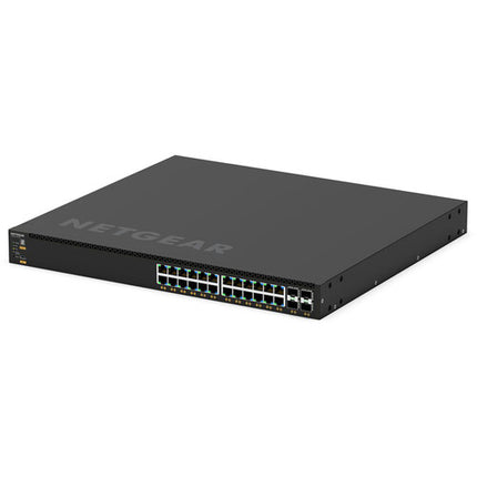 Netgear M4350-24G4XF Switch de Red Gestionado 24 Puertos Gigabit PoE+ 4 Puertos 10G SFP+ 648W Rackmount
