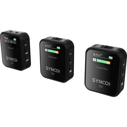 Synco WAir-G2-A2 Micrófono Lavalier Inalámbrico Dual 2.4 GHz 8h Batería