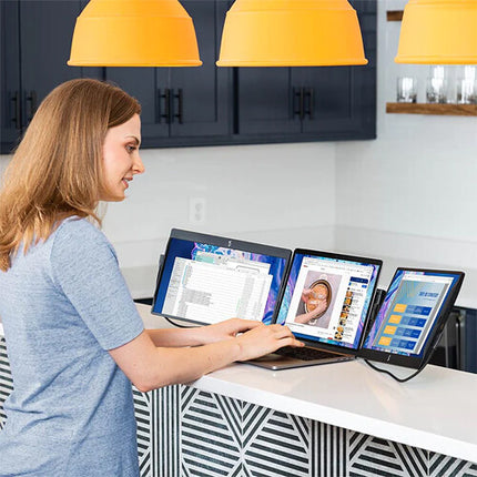 SideTrak Swivel FHD Triple monitor portátil adjuntable 12.5" Full HD 1920x1080 USB-C Mini-HDMI