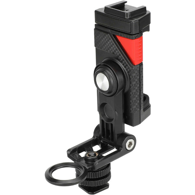 CAMVATE Soporte para Smartphone compatible 2.2 a 3.3 pulgadas con montura zapata caliente y giro 180°